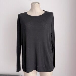 Majestic Paris Neiman Marcus Cashmere Blend Long Sleeve Top
